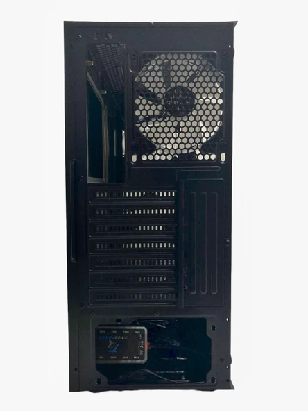 GAMEFORCE GF-8307 GLASS (700W 80+) 4x120mm RGB Kontr. ve Kmn. Fan Oyuncu Kasa - 7