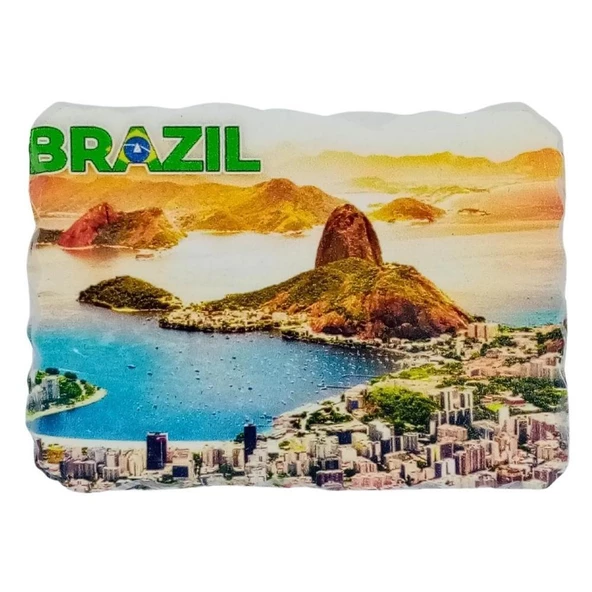 Brezilya Temalı Kırık Magnet ürün görseli