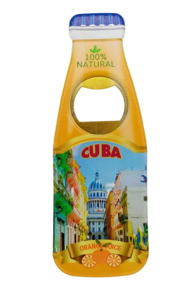 Küba Temalı Magnet Şişe Açacak - Resim 3
