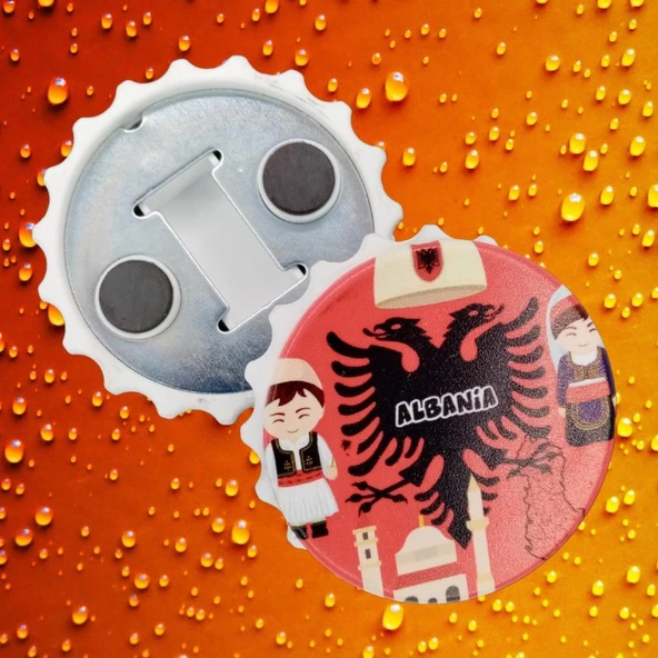 Arnavutluk Temalı Magnet Kapak Açacak - Resim 2