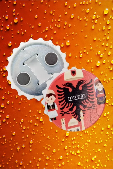 Arnavutluk Temalı Magnet Kapak Açacak - Resim 5