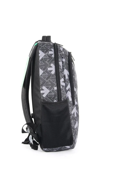 United Colors of Benetton Çift Bölmeli Okul Sırt Çantası Siyah Ok / 03739 - Resim 3