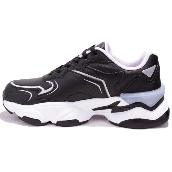 Lumberjack MadaxCN Pu Siyah Ortopedik Günlük Kadın Spor Ayakkabı - 3