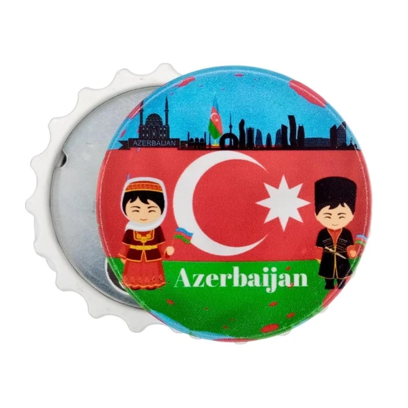 Azerbaycan Temalı Magnet Kapak Açacak - Resim 3