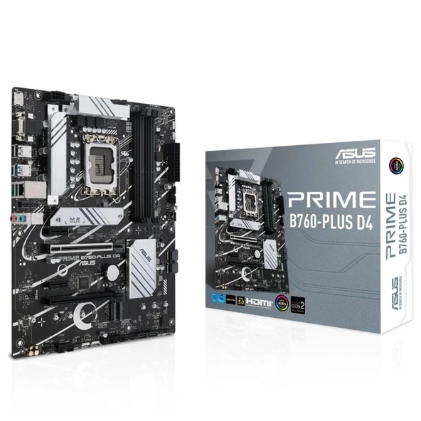 Asus Prime B760 Plus RGB M.2 ATX DDR4 LGA1700 Anakart