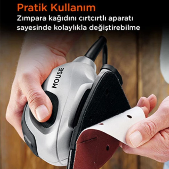 Black&Decker Silver Series Mouse Detay Zımpara Makinesi ve Aksesuar Seti 55 W BEW230SBCK-QS - 6