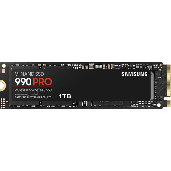 Samsung 990 PRO 1TB MZ-V9P1T0BW 7450MB-6900MB/Sn PCIe 4.0 x4 NVME 2.0 M.2 SSD 5 YIL Samsung TURKIYE Garantili