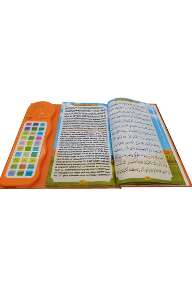 Sesli Yasini Şerif Ögreten Cihaz Sesli Yasin Kitaplı Turuncu - 3