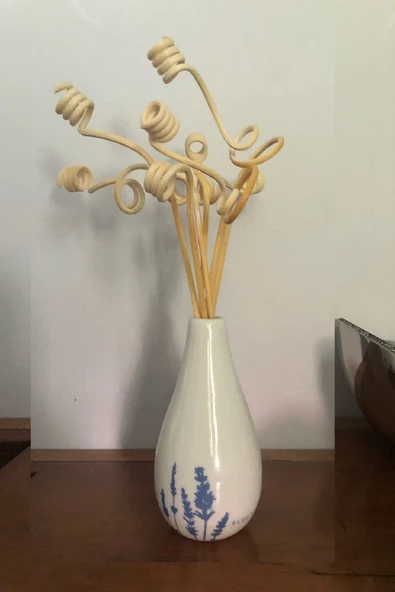3 Adet Spiral Şekilli Aromaterapi Dağıtıcı Rattan Sopa- Ev Dekor Şişe - Koku Yağı Ahşap Difüzör Çubuk - 5