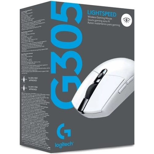Logitech G G305 Lıghtspeed 12.000 Dpı Kablosuz Oyuncu Mouse - Beyaz - 4