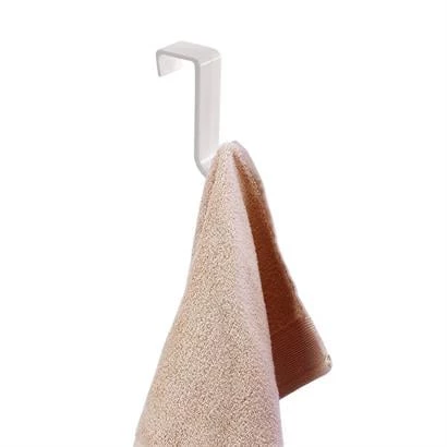 BUFFER® 2'Li Kapı Arkası Çekmece Dolap Kapağı Mutfak Banyo Askısı Beyaz Renk Plastik - 7