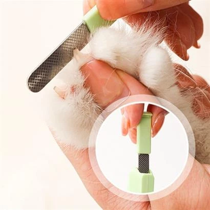 BUFFER®  Evcil Hayvanlar İçin Ledli Törpü Detaylı Tırnak Çakısı Makası - 5