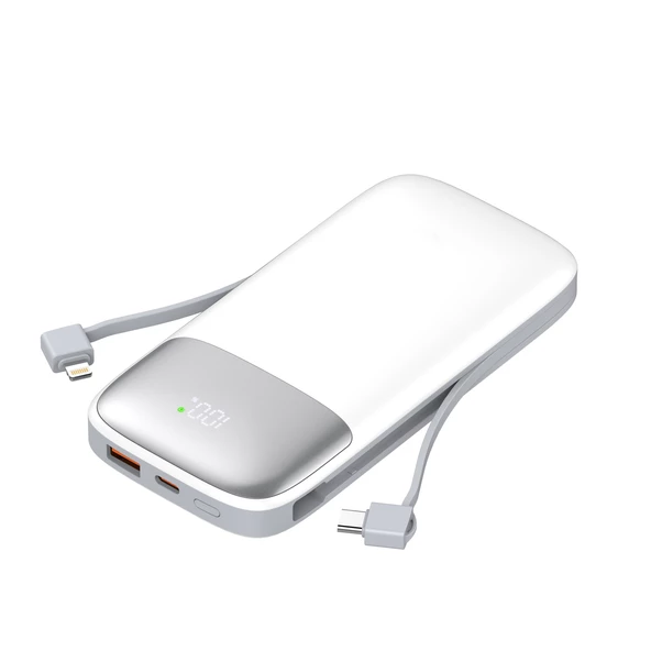 Nettech NT-PW30 SCP 22.5W 10000 MAh Taşınabilir Powerbank Beyaz