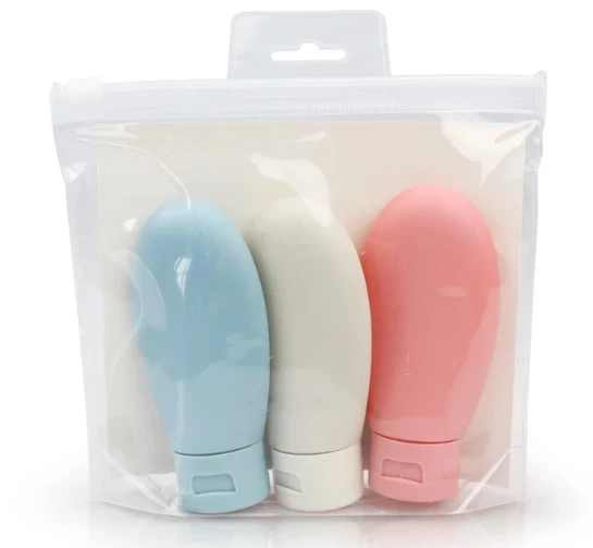 Seyahat Tipi Doldurulabilir Krem Şampuan Kutusu 3 lü Set - Resim 3