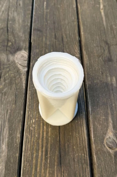 Disk Çam Ağacı Silikon Mum Kalıbı - Resim 8