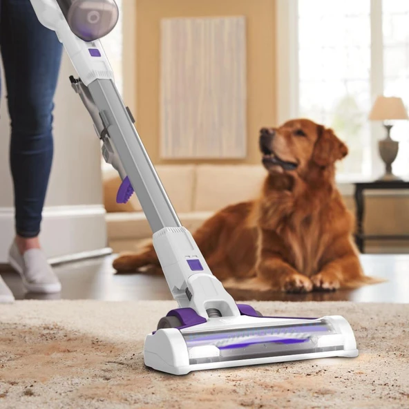 Black Decker Power Series Extreme 4'ü 1 Arada Evcil Hayvan Başlıklı Akülü Dikey Süpürge 18V 2.5 Ah BHFEV1825CP-QW - 11