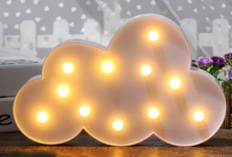 Led Işık Bulut Gece Lambası Dekoratif Led Aydınlatma - 3