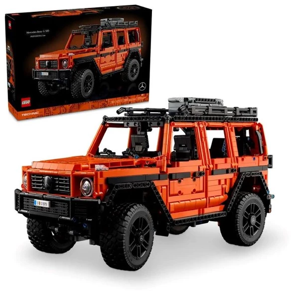 LEGO Technic Mercedes-Benz G 500 PROFESSIONAL Line 42177 - Yetişkinler için G Sınıfı Koleksiyonluk Araba Modeli Yapım Seti (2891 Parça)