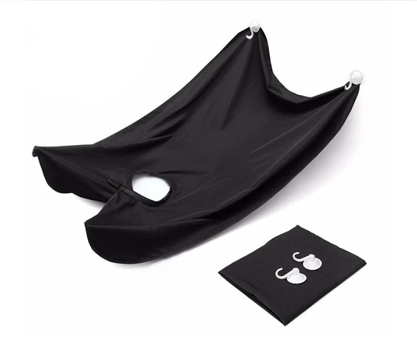 Pratik Sakal Kesme Örtüsü - Siyah - 2