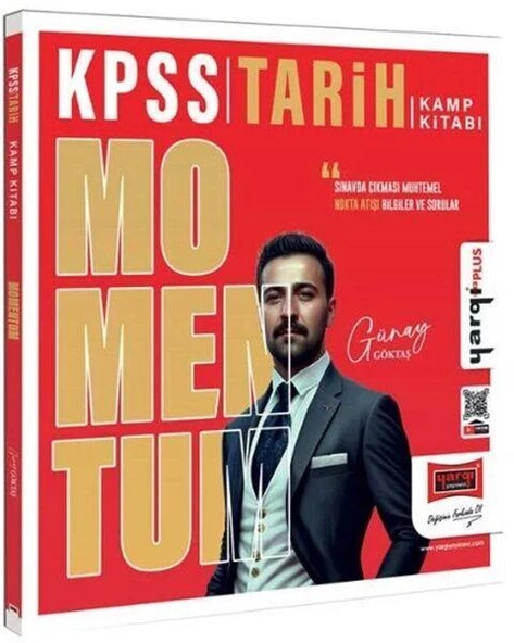 2025 KPSS Genel Kültür Momentum Tarih Kamp Kitabı Yargı Yayınları