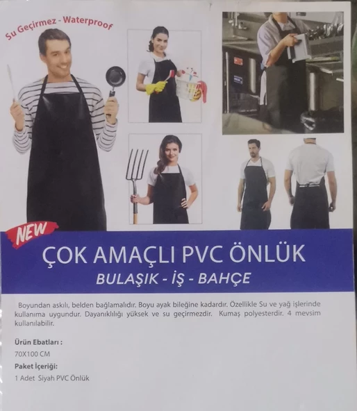 Pvc Önlük - Çok Amaçlı Önlük 70 x 100 - Resim 2