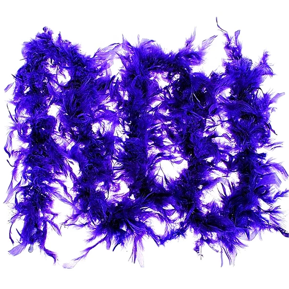 2 Metre Boa Tüy Otriş - Mor - Resim 4