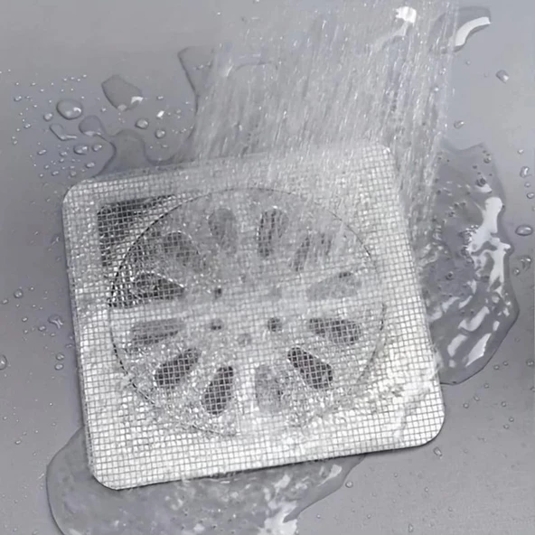 20 Adet Yapışkanlı Banyo Gider Koruyucu Saç Toplayıcı – Gider Böcek Koruyucu Gider Süzgeci - Resim 3