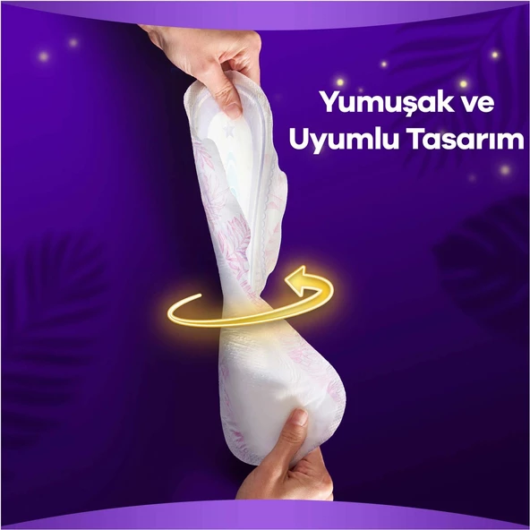 Orkid Platinum Hijyenik Ped Gece Extra 14 Adet Süper Ekonomik Pk - 3