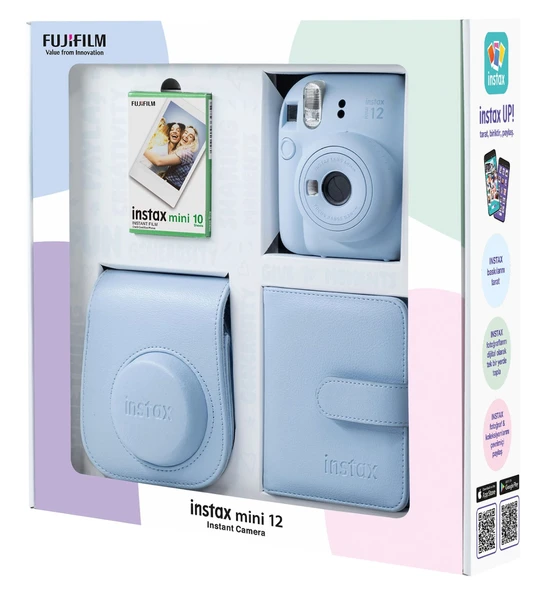 Fujifilm Instax Mini 12 Bundle Box Mavi Fotoğraf Makinesi Seti - 2