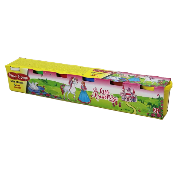 BÜYÜK 6 PARÇA  RENKLİ OYUN HAMURU (4549)