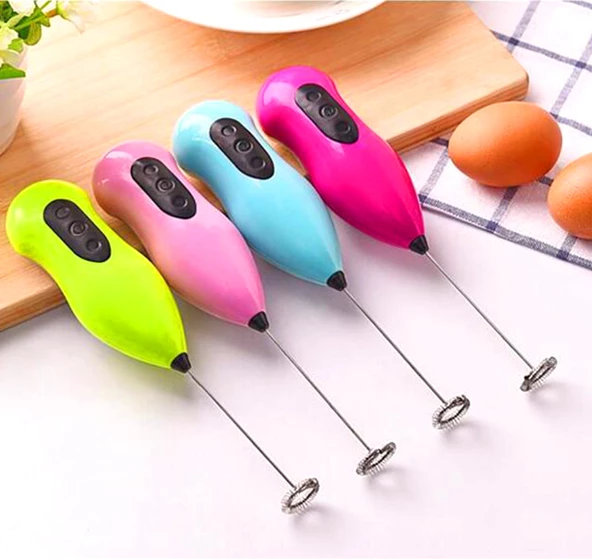 Mini Pilli Karıştırıcı ve Köpürtücü El Mikseri (4549) - 4