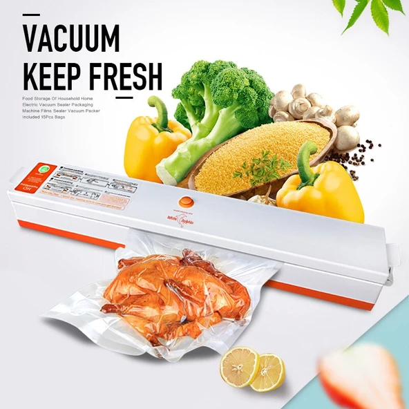 Ev Tipi Vakum Makinesi Gıda Vakum Makinası Vakum Paketleme Makine (4549) - 5