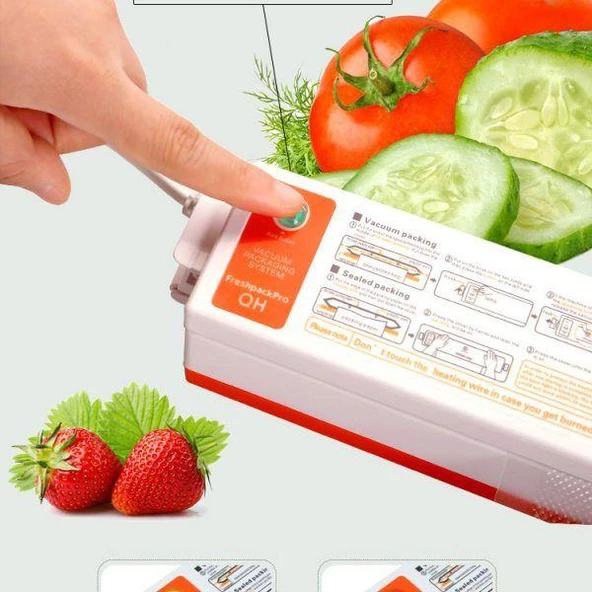 Ev Tipi Vakum Makinesi Gıda Vakum Makinası Vakum Paketleme Makine (4549) - 4