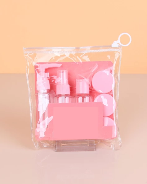 Parfüm Şişesi - Kozmetik Şişesi - 8 li Seyahat Doldurulabilir Kozmetik Seti - 3