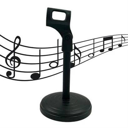 BUFFER® Tek Ayaklı Taşınabilir Mini Masaüstü Mikrofon Sabitleme Standı - 2