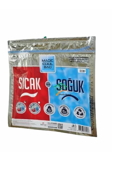 Termos Çanta - Piknik Çantası - Dondurulmuş Gıda Çantası - Mega Boy (3 Adet) - 5