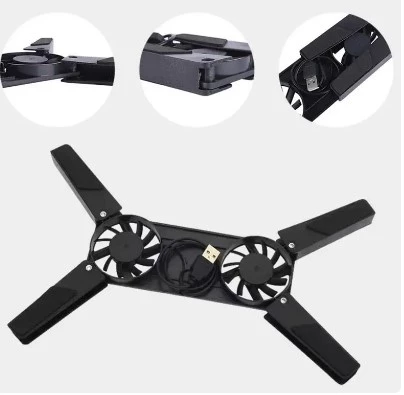 Katlanabilir Laptop Soğutucu 2 fanlı - Resim 5