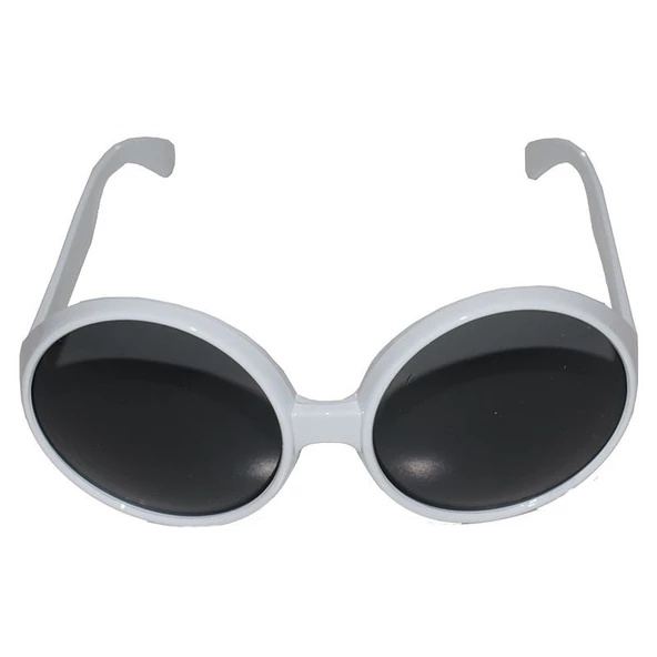 80 li Yıllar Beyaz Renk Nostalji Yeşilçam Parti Gözlüğü ürün görseli