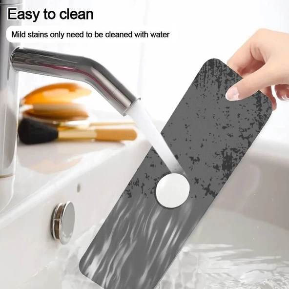 Su Emici Sihirli Lavabo Kenar Matı 38x13cm - Resim 3