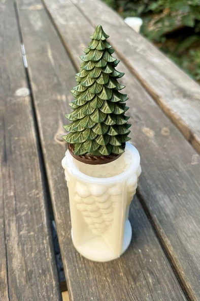 Leylandi Ağacı Silikon Mum Kalıbı - Resim 4