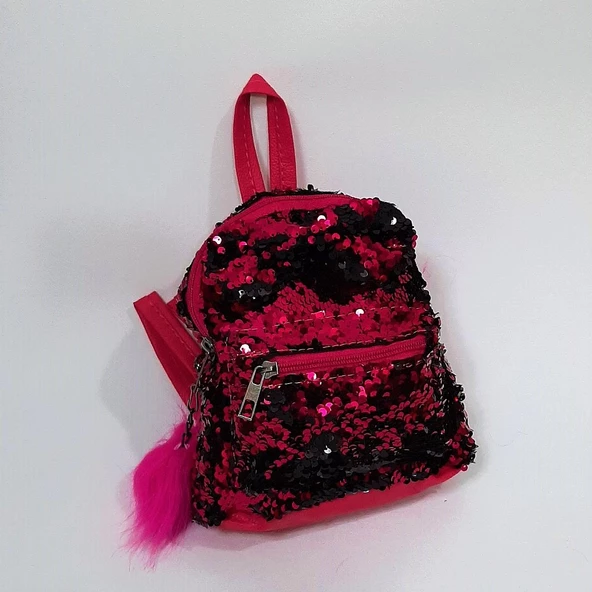 Fiyra crn Fuşya Pullu Kız Çocuk Sırt Çantası (16cmx20cmx10cm) - Resim 7