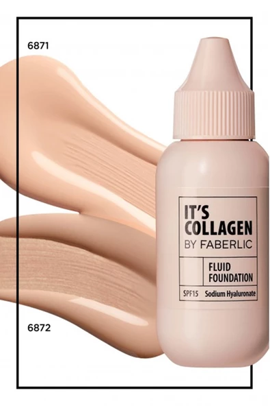 Faberlic it's collagen Nemlendirici fondöten Fildişi 6871 - 2