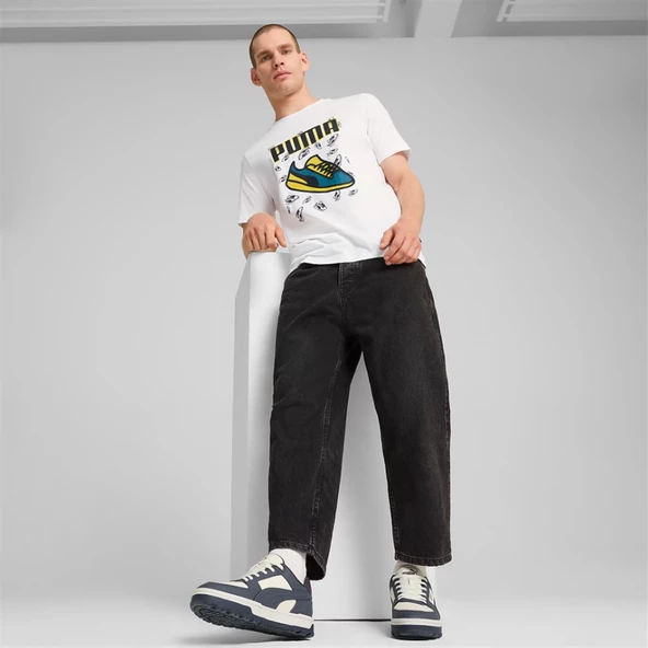 Puma Graphics Tee Beyaz Erkek Tişört - 683209 02 - 3