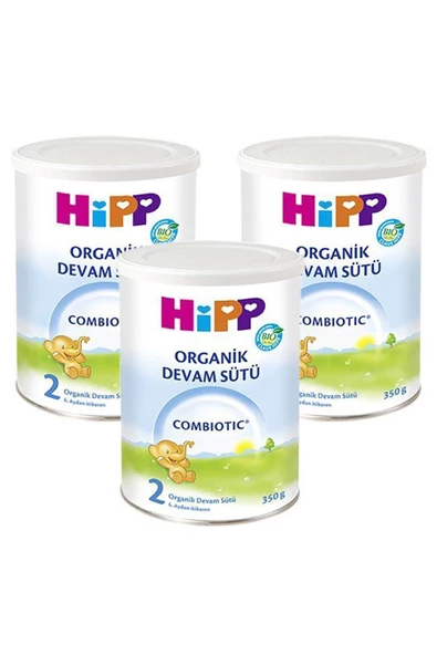 Hipp 2 Organic Combiotic Devam Sütü 350 gr X 3 Adet