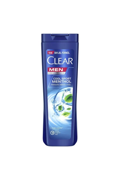 Clear Men Kepeğe Karşı Etkili Şampuan Cool Sport Menthol Ferahlatıcı Mentol Etkisi 325 Ml X3 - 2
