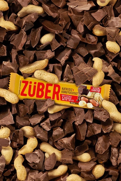 Züber Meyve Bar Yer Fıstıklı Ve Kakaolu 40g X 12 Adet