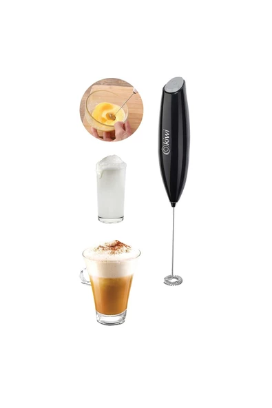 Kiwi Süt Kahve Köpürtücü - Siyah - 2