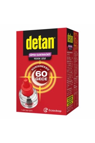 Detan 60 Gece Elektrolikit Yedek