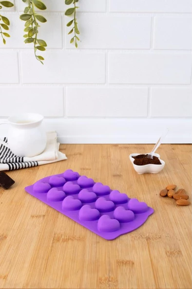 SİLİCOLİFE KALP ÇİKOLATA VE BUZ KALIBI - 8