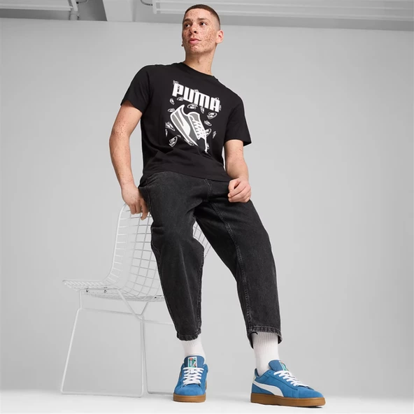 Puma Graphics Tee Siyah Erkek Tişört - 683209 01 - 3